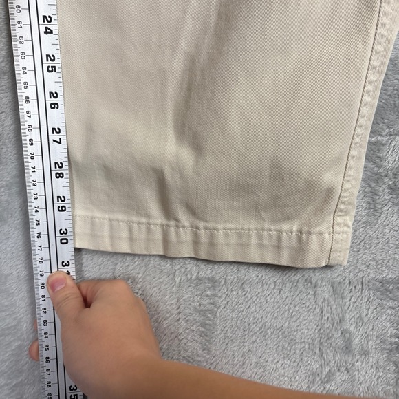 Polo Jeans Co Ralph Lauren Women Cargo Pants Beige Size 28 Utility Casual Y2K - Picture 6 of 10